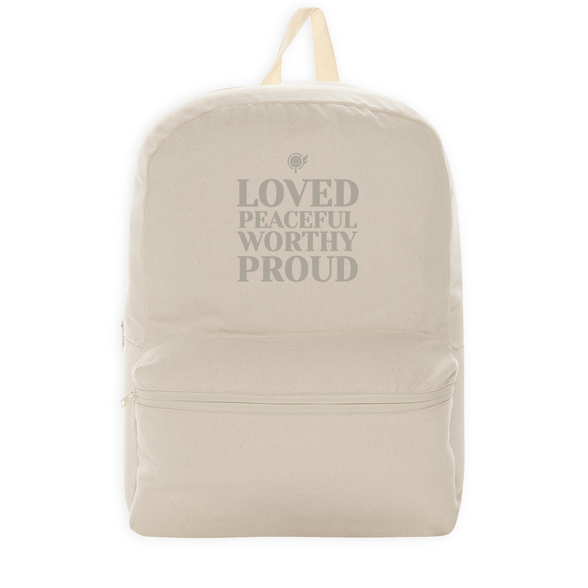 100% recycled backpack - Beige
