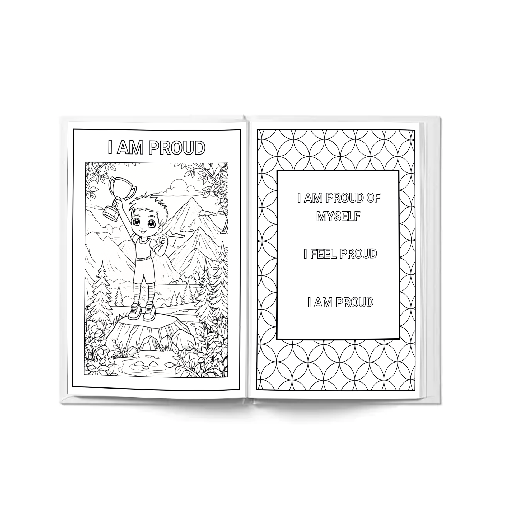 I AM coloring book for Boys - A coloring book with affirmation sentences