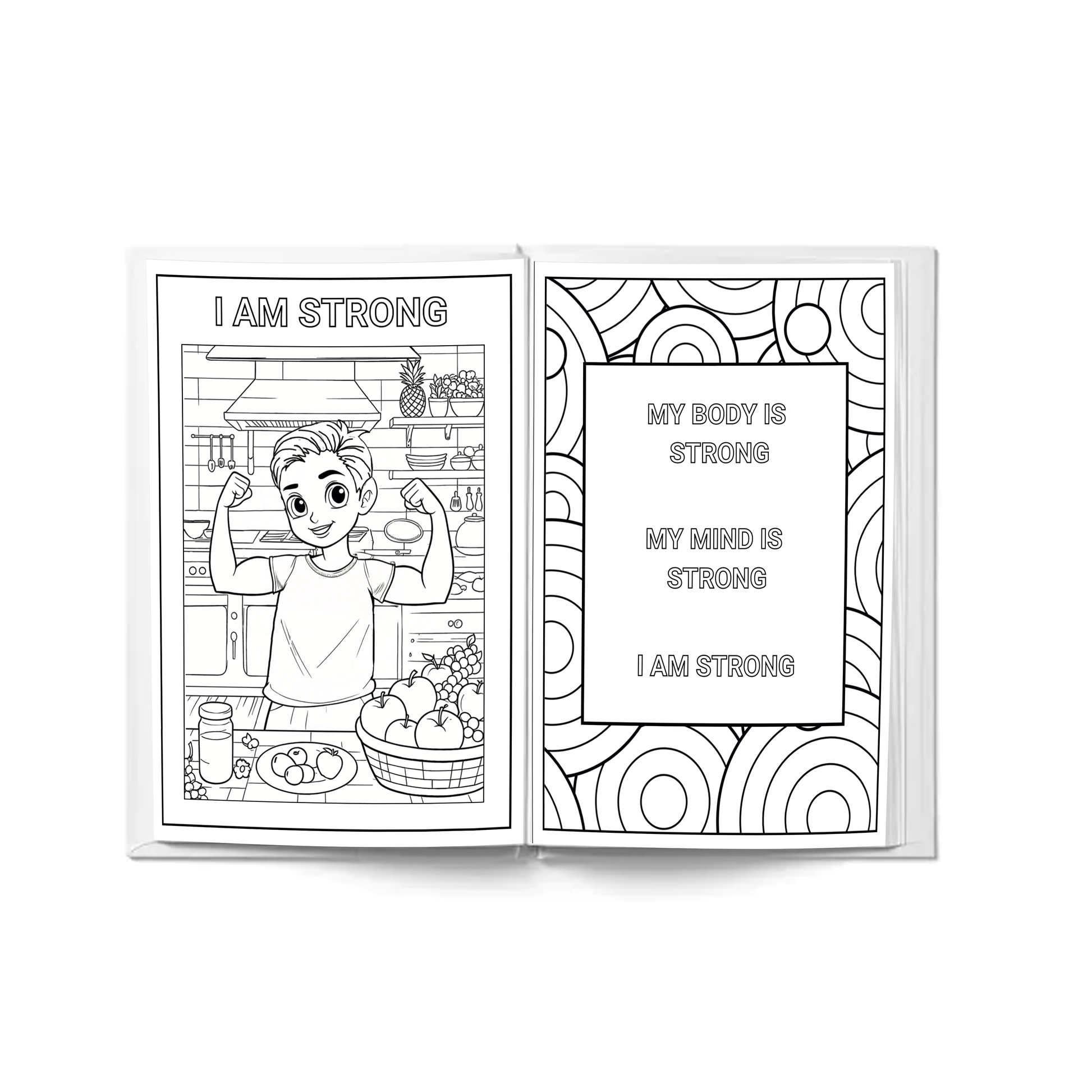 I AM coloring book for Boys - A coloring book with affirmation sentences